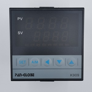 PAN-GLOBE เครื่องควบคุมอุณหภูมิ K909-202-010-000 220V AC ระบบเตือนภัยคู่ ช่องสัญญาณเอาต์พุต RS485 ผลิตในไต้หวัน - Product Image 2
