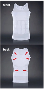Hot Sale <strong>Men's</strong> Slimming Body Shapewear Corset Fitness <strong>Compression</strong> Tank Top <strong>Mens</strong> Body Shaper <strong>Vest</strong> - Product Image 3