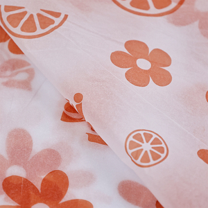 Tùy chỉnh in Cam hoa thực phẩm cấp giấy gói với cam quýt chanh mẫu cho bao bì quà tặng bánh kẹo bán lẻ - Product Image 6