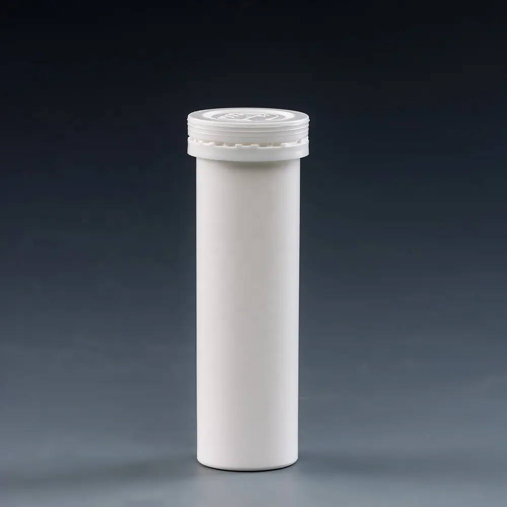 99mmppプラスチック包装チューブボトルスプリング乾燥剤キャップ付き水溶性発泡タブレット包装用