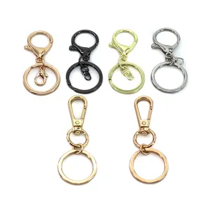 Key Chain Ring Accessories Lobster Buckle Keychains Connector Lobster Buckle Split Keychain