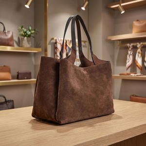 Pochette de luxe pour femme en cuir véritable de style traditionnel BS INTERNATIONAL, durable, légère, imperméable, grande capacité, avec fermeture éclair - Product Image 4