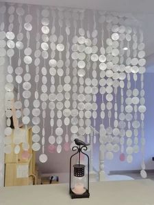 Decorazioni di Lusso alla Moda per Matrimoni all'Aperto, Ghirlanda di Campanelli a Vento in Conchiglia, Tenda di Perle Madreperla per Eventi e Feste, Vendita all'Ingrosso - Product Image 4