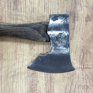 Hacha ancha de <span class=keywords><strong>carpintero</strong></span> hecha a mano con precisión NM2CR, cabeza de hacha pulida semiblanca finamente pulida, de 28cm mango de madera, hacha ancha de corte - Product Image 6