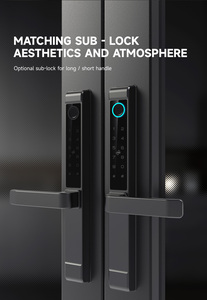 Doorplus ngoà<span class=keywords><strong>i</strong></span> trờ<span class=keywords><strong>i</strong></span> không thấm nước sinh trắc học vân tay khóa tuya cửa thông minh xử lý vớ<span class=keywords><strong>i</strong></span> <span class=keywords><strong>Wifi</strong></span> kết nố<span class=keywords><strong>i</strong></span> cho cửa kính - Product Image 2