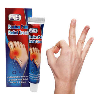 ZB Bunion krim nyeri jari kaki, korektor Valgus plester asam urat salep kaku peradangan 20G - Product Image 4