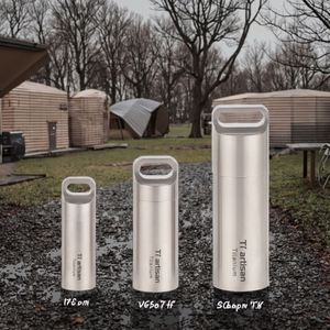Pure Titanium 15L Waterproof EDC Hand Tool <b>Pill</b> Box & Medicine <b>Case</b> <b>for</b> Camping - Product Image 3