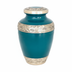 Belle urne de crémation pour adultes en laiton fait à la main de style américain moderne urnes funéraires/funérailles faites à la main pour les cendres commémoratives humaines - Product Image 1