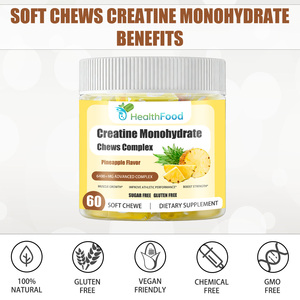Gomitas de Creatina Monohidrato Compleja Avanzada Altamente Efectivas, Mejoran el Rendimiento Atlético, Suplemento Nutricional para el Fitness - Product Image 6