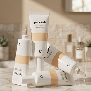 [Preciali] Crème BB Vegan Complexe Cristallin pour le Teint, Hydratation Quotidienne, Éclat Naturel, Hydratant Teinté Bio - Product Image 2