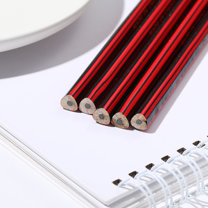 Lápiz Hexagonal de Madera con Logotipo Personalizado, Estándar <span class=keywords><strong>HB</strong></span>, con Borrador, para Promoción Escolar - Product Image 3