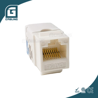 Gcabling Non blindé UTP Blindé FTP Étanche Rj45 Modulaire Jack legrand Rj11 Keystone Jack 180 Rj45 Panneau Coupleur