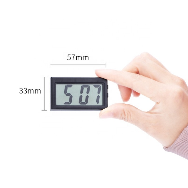 Portable Small 27MM Mini unicorn Digital Car Clock for Kids and Gifting 423