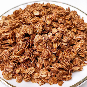 Céréales de granola et flocons d'avoine cuites au four, saveurs <span class=keywords><strong>chocolat</strong></span> <span class=keywords><strong>noir</strong></span>, matcha, cacao, thé <span class=keywords><strong>noir</strong></span>, pomme, cannelle, latte, saveur originale, 20 kg - Product Image 5