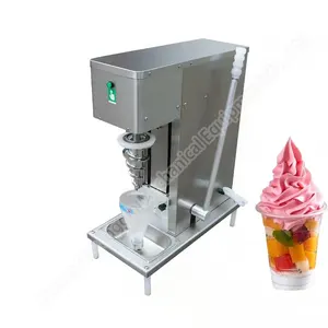 Swirl Blender beku Mcflurry Mixer es krim kualitas tinggi Mixer pembuat es krim buah asli