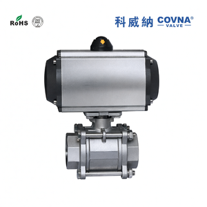 COVNA Urgent Order Pneumatic <b>Cylinder</b> 1-Inch DN25 2-Way Pneumatic Actuated Ball Valve 316 Stainless Steel 1000 WOG Steam Valve - Product Image 6