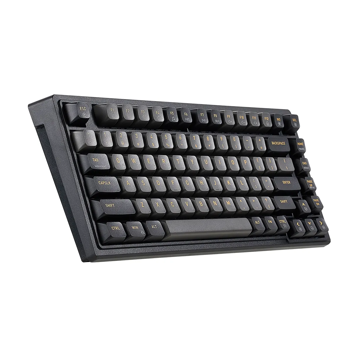 75 Prozent 83 Tasten Dichtung Bluetooth 2.4Ghz kabelloser roter Schalter Hochswap RGB hintergrundbeleuchtung mechanische Gaming-Tastatur für Desktop