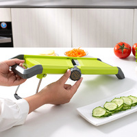 Keuken Handheld Roestvrijstalen Mes Vegetarische Snijder Fruit Aardappel Hakselaar Mandoline Slicer Groente Rasp Snijmachine