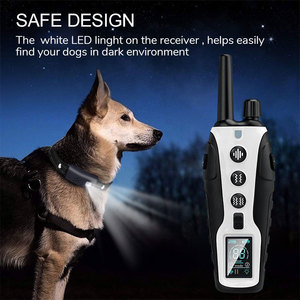Bestes 4000 FT Hunde trainings halsband mit 3 Trainings modi Beep Vibration Starke Vibration mit 2 Modi Blitzlicht - Product Image 6
