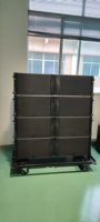 Système audio-vidéo et d'éclairage professionnel Veeter 1800W, Line Array trois voies K2 8 Ohm en contreplaqué, grande taille, pour lieux extérieurs et scènes