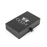 Boîte magnétique en carton noir personnalisée pour testeur, emballage épais pour huile attar, boîte d'échantillon de parfum pour flacon roll-on de 3 ml, 6 ml, 12 ml