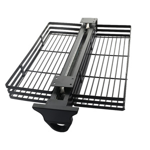 Panier coulissant pour armoire Resonance avec rail coulissant, tringle télescopique, porte-pantalon, quincaillerie de rangement - Product Image 1