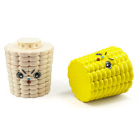 Nouveau style – Broyeur à herbes en forme de maïs à 4 couches, accessoires pour fumeurs, broyeur à herbes sèches personnalisé en alliage de zinc pour tabac