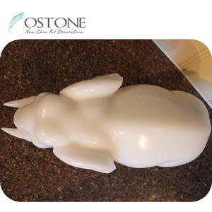 Fabrika Fiyat Oyma Saf Beyaz Mermer Onyx Fil Heykelleri - Product Image 2