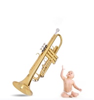 Standard Gold Brass Bb Key Bullfighter LTR-508L Trumpet High Quality Saxophone Accessory