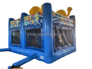 Château gonflable PVC « Smiley » pour enfants, idéal pour les fêtes et le divertissement intérieur/extérieur - Product Image 3