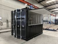 Stand Alimentaire Modulaire Portable 10 Pi Disponible en Version Mini Boutique Éphémère, Conteneur, Café, Bar, Restaurant Rapide, Supérette, Kiosque ou Cabine