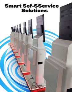 Thiết bị thanh toán tự phục vụ trong nhà 24 inch với các chức năng tùy chỉnh cảm ứng kiosk thanh toán tương tác - Product Image 2