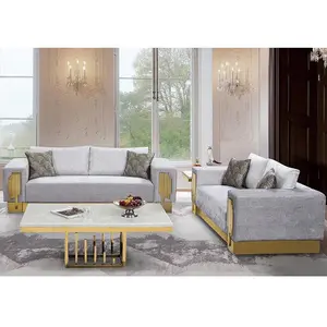Отель роскошный диван вилла диван мебель новейший дизайн в американском стиле в европейском стиле 3 сиденья + 2 сиденья современный диван для гостиной