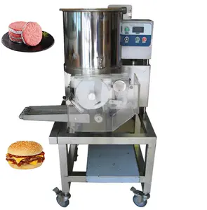 New designed self cleaning High Efficiency Commercial Automatic Hamburger Burger Meatloaf Patty Making Forming Machine