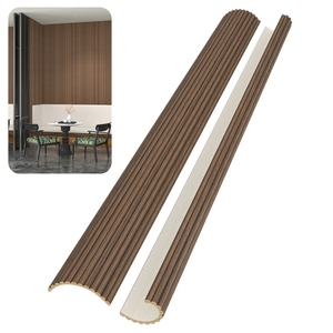 <span class=keywords><strong>Pannelli</strong></span> <span class=keywords><strong>in</strong></span> <span class=keywords><strong>Legno</strong></span> Flessibili, Pannello a Doghe MDF Semicircolare, Pannello <span class=keywords><strong>in</strong></span> <span class=keywords><strong>Legno</strong></span> Flessibile Tambour, Pannello Acustico Curvo per Rivestimento Pareti - Product Image 1