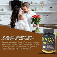 Capsules Maca Man Power Plus, extrait de racine de Maca, soutien énergétique pour hommes, 60 capsules/flacon, 2 capsules/portion