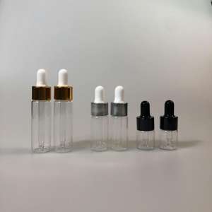 Flacons compte-gouttes carrés en verre haut de gamme 5ml 10ml 15ml pour sérum de luxe, huiles essentielles et cosmétiques - Product Image 5