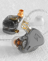 Écouteurs filaires KZ HBB DQ6S, basses HIFI, écouteurs intra-auriculaires, moniteur intra-auriculaire, réduction de bruit, musique, casque de sport