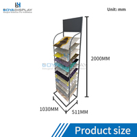 Présentoirs Verticaux Personnalisables pour Tapis de Porte et Tapis d'Accueil, Échantillons de 2mm pour Showroom – Modèle Populaire du Fabricant