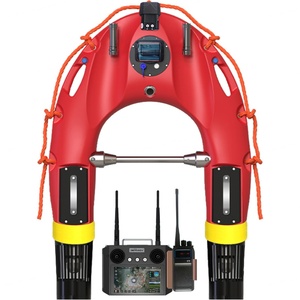 Scooter sous-marin avec interphone, caméra, télécommande, 1 feu d'avertissement, batterie amovible, accoudoir détachable, bouées de sauvetage - Product Image 1