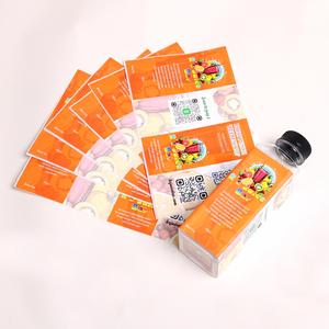 Etiqueta Autoadhesiva Rectangular de PET para Bebidas de 16 oz de K's Juice Bar, con Código de Barras e Impresión Digital - Product Image 5