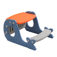 Table d'activités multifonctionnelle en plastique en forme de baleine avec un design moderne pour une utilisation à l'école, dans la chambre, la cuisine, le salon