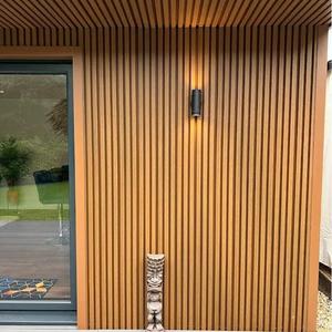 Panneaux muraux <span class=keywords><strong>en</strong></span> composite <span class=keywords><strong>bois</strong></span>-plastique pour extérieur, rainurés, revêtement mural extérieur, imperméables et ignifuges, panneaux muraux <span class=keywords><strong>en</strong></span> WPC - Product Image 5