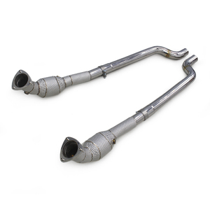 Escape de Acero Inoxidable SUS304 para Maserati <span class=keywords><strong>Gran</strong></span> <span class=keywords><strong>Turismo</strong></span> GT 4.2 4.7 2008-2016 |   Sistema de Escape de Alto Rendimiento con Tubos de Bajada Blindados Contra el Calor - Product Image 1
