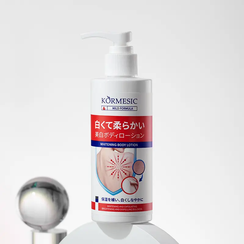 OEMODMKORMESICプライベートラベルバター軟化乾燥ボディクリーム水分補給ブライトニングスキンボディローション肌のホワイトニング用