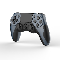 Control de Juego GAMINJA Source Factory para PS4 con Doble Vibración, Joystick con Efecto Hall Bluetooth, Giroscopio de 6 Ejes, Gamepad OEM/ODM