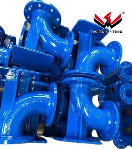 Universal kupplung/Flansch adapter Niedrig Flexibel Weit bereich DN50 Duk tiles Eisen GGG50 FBE/<span class=keywords><strong>Rilsan</strong></span> Nylon beschichtung EN1563 Standard - Product Image 1