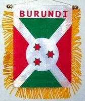 Drapeau national du Burundi imprimé 3x5 pieds en polyester 100% neuf en gros