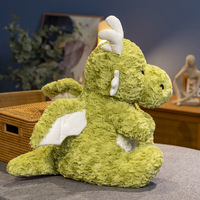 Confortable Dragon Volant Court En Peluche Jouet Nouvel Ensemble PP Coton Dinosaure pour Enfants Pondéré pour Soulager Le Stress Compagnonnage