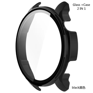 Étui en verre trempé transparent haute définition pour <span class=keywords><strong>Amazfit</strong></span> <span class=keywords><strong>Balance</strong></span>, protection d'écran transparente, cadre pare-chocs pour Huami <span class=keywords><strong>Amazfit</strong></span> <span class=keywords><strong>Balance</strong></span> - Product Image 3